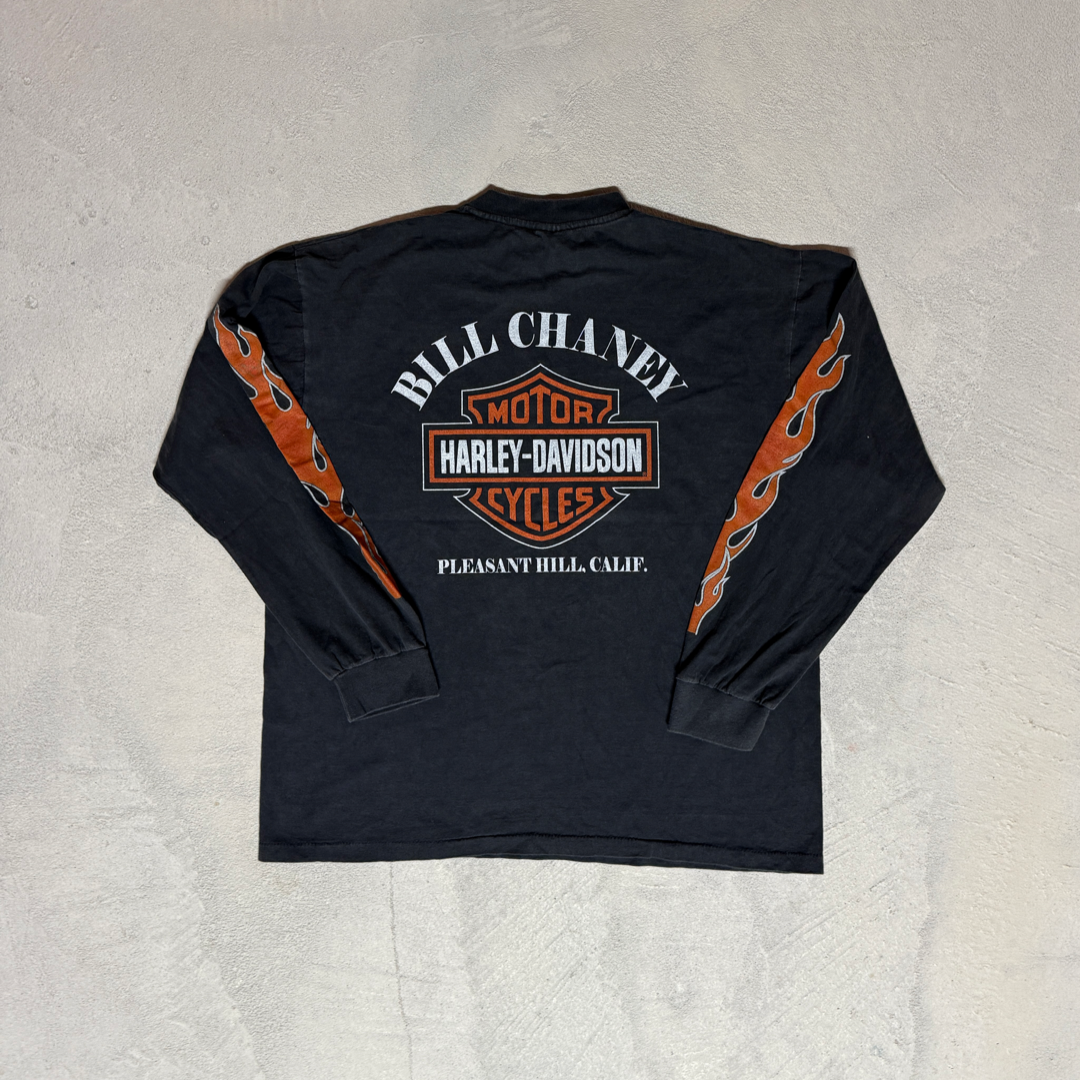 Vintage 90s Harley Davidson Tiger Long Sleeve Shirt