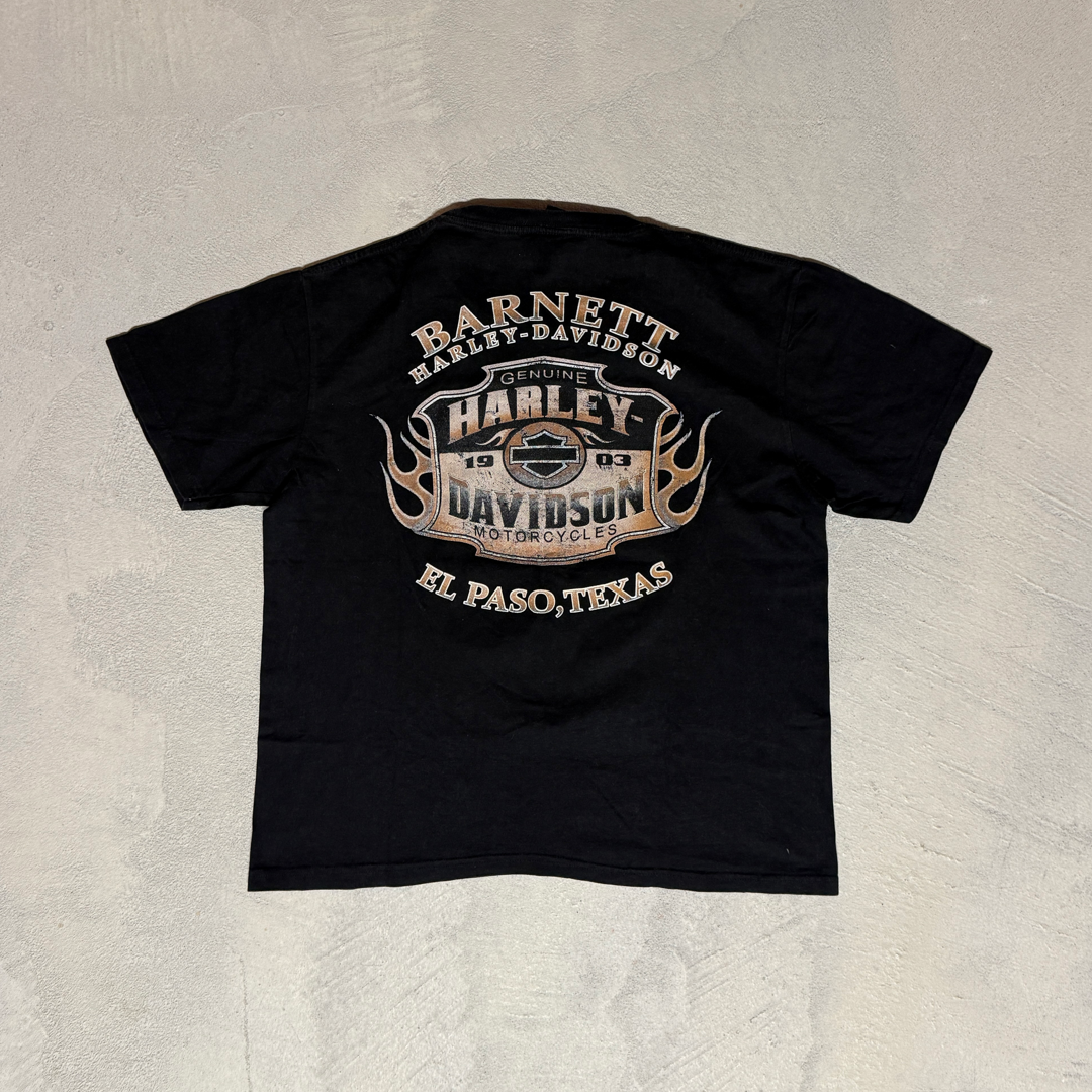 Vintage 90s Harley Davidson Eagle Skull T-shirt