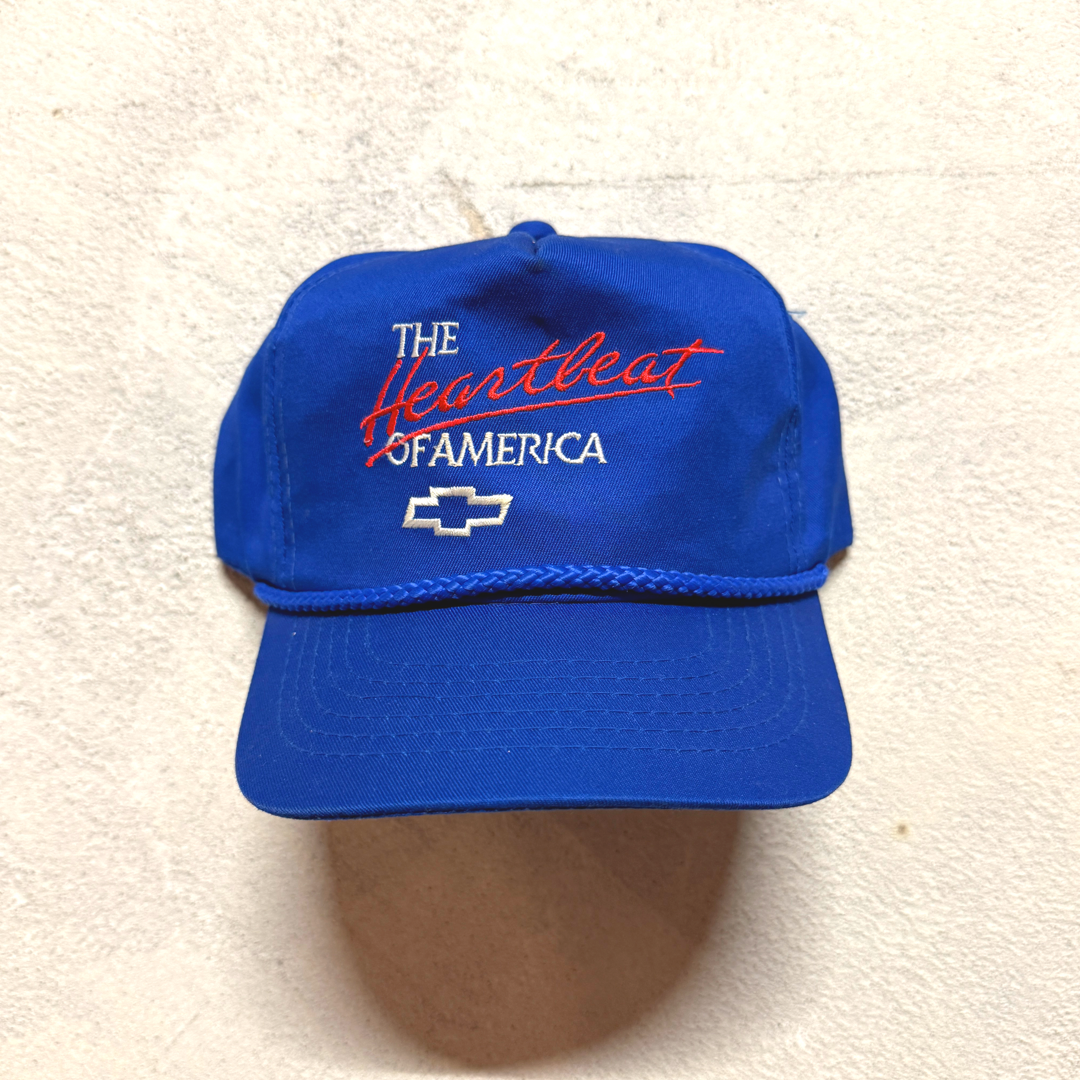 Vintage 80s Chevy "Heartbeat of America" Trucker Hat