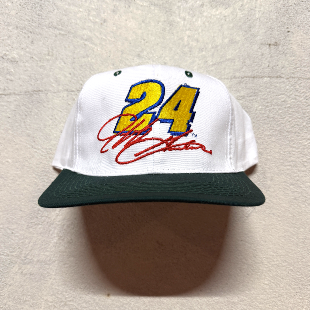 NEW W/ TAG: 90s Vintage Jeff Gordon Nascar Quaker State SnapBack