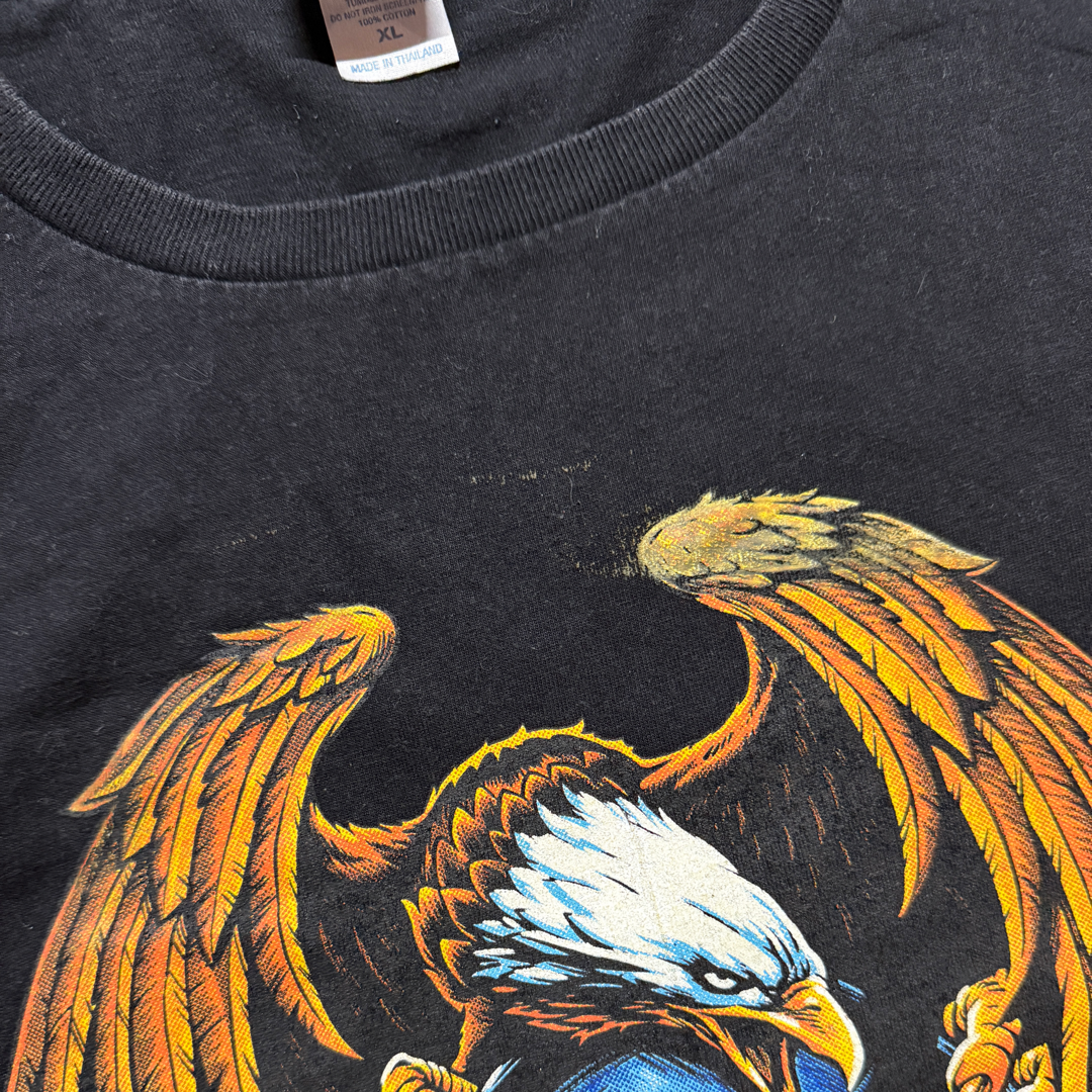 Vintage 90s Harley Davidson Eagle Skull T-shirt