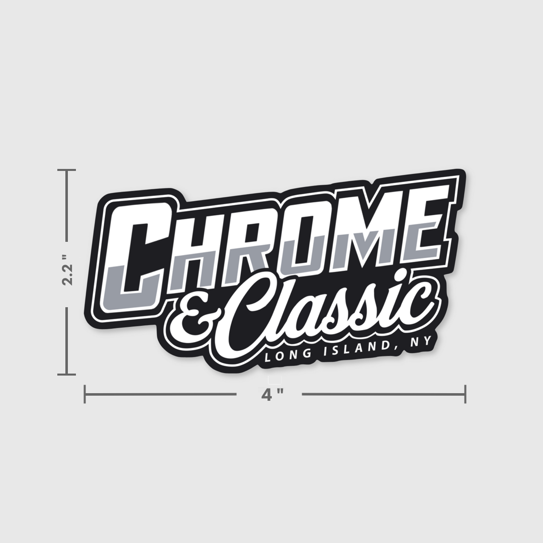 Chrome & Classic Stack Sticker