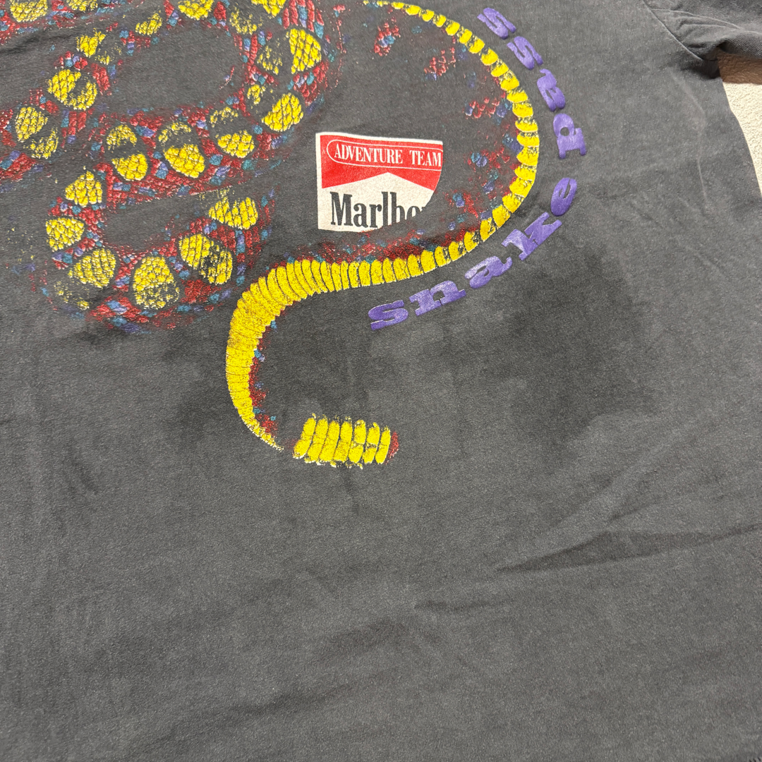 Rare Vintage 90s Marlboro Rattlesnake Pocket T-shirt
