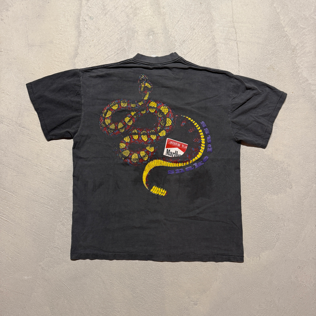Rare Vintage 90s Marlboro Rattlesnake Pocket T-shirt