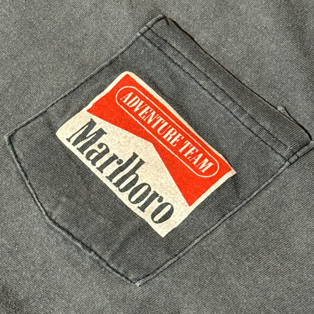 Rare Vintage 90s Marlboro Rattlesnake Pocket T-shirt