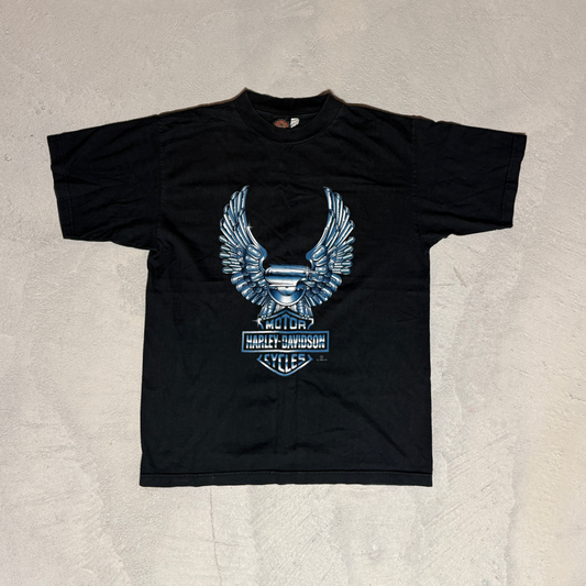 Vintage 90s Harley Davidson Chrome Eagle T-shirt